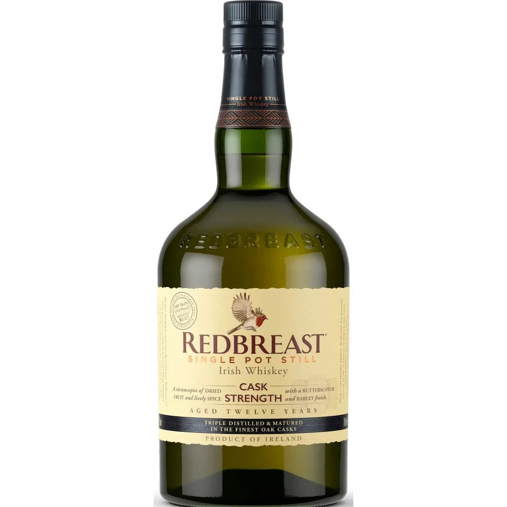 Redbreast 12 Year Old Cask Strength Single Pot Still Irish Whiskey, County Cork, Ireland (750ml)