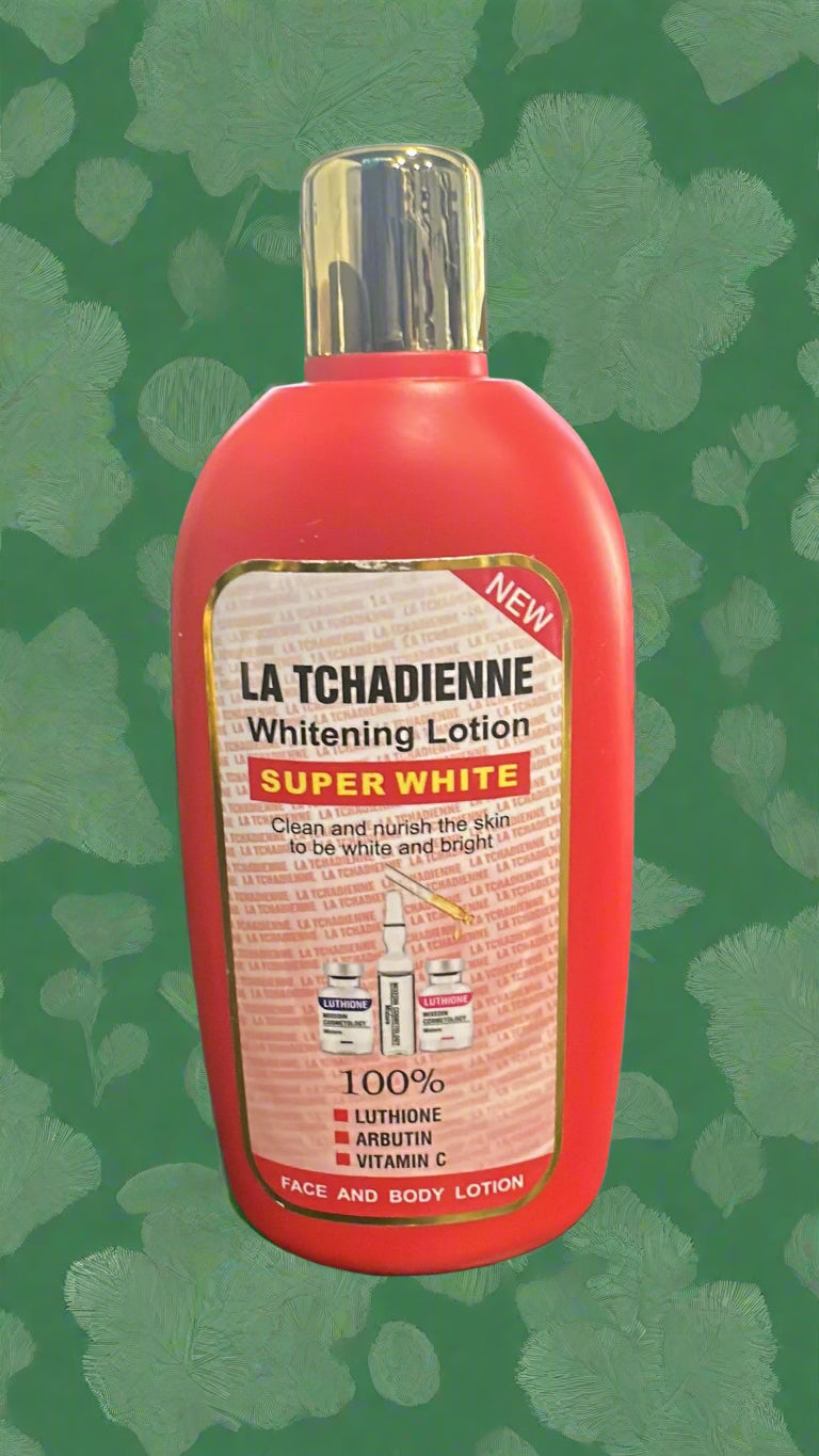 LA Tchadienne Whitening Lotion Super White Face and Body 500 - Premium Beauty Product