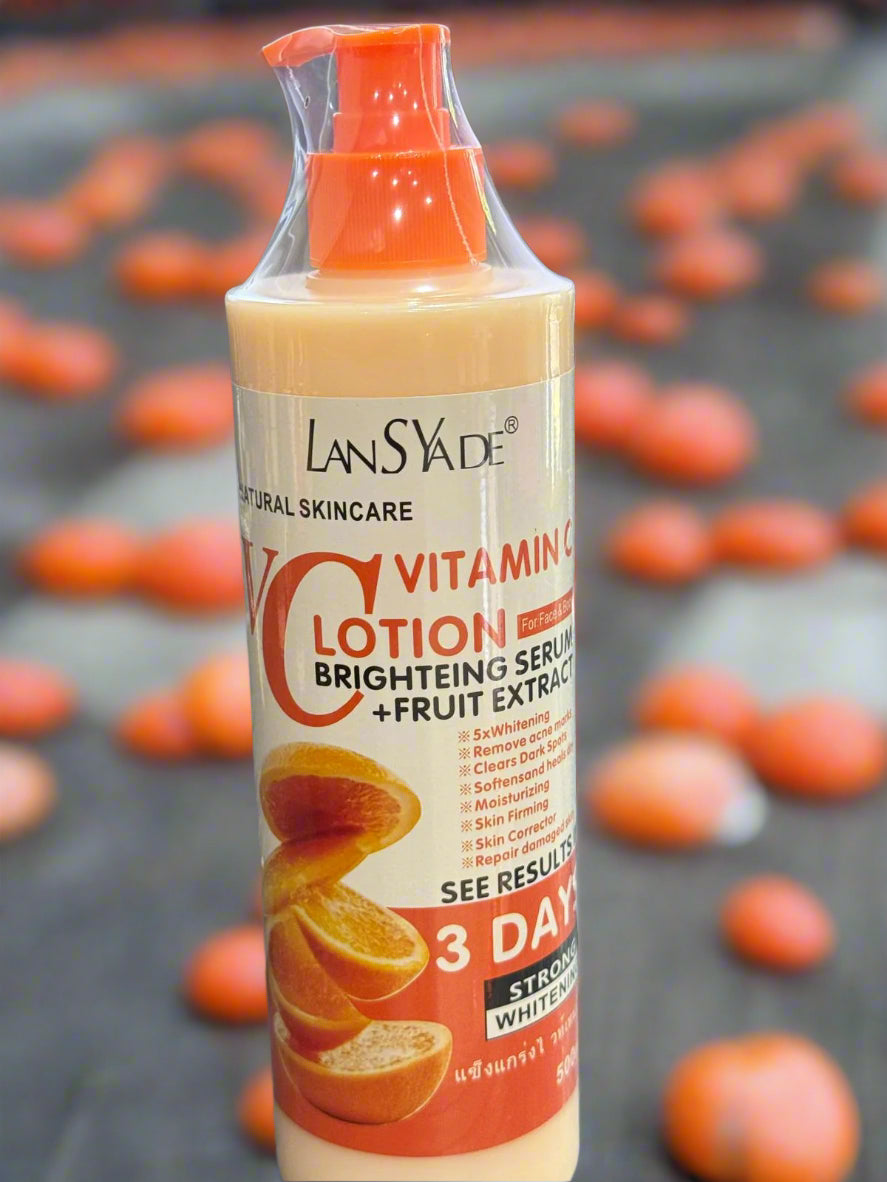 LanSyade Vitamin C 3 Days Strong Whitening Lotion + Brighten - Premium Beauty Product