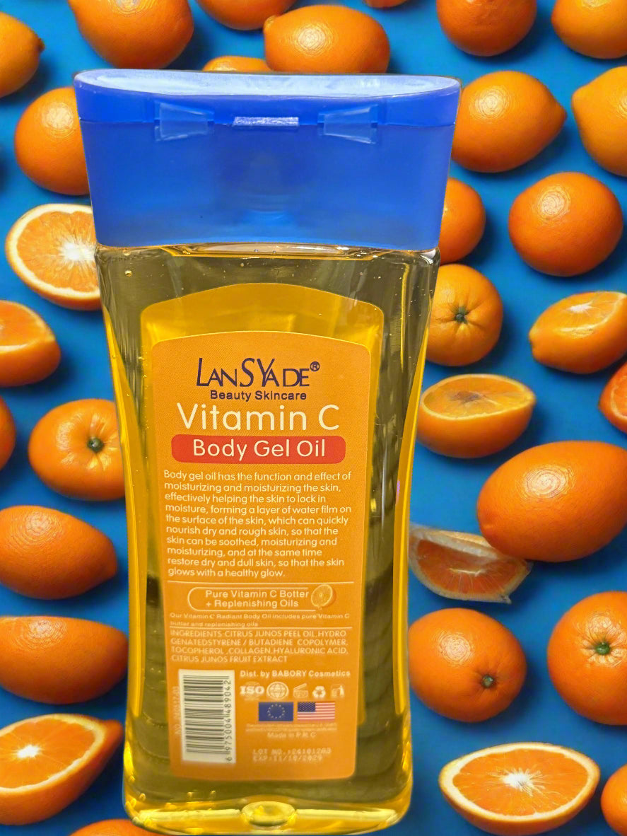 Lansyade Vitamin C Body Gel Oil 6 8 Fl Oz 200 Ml - Premium Beauty Product