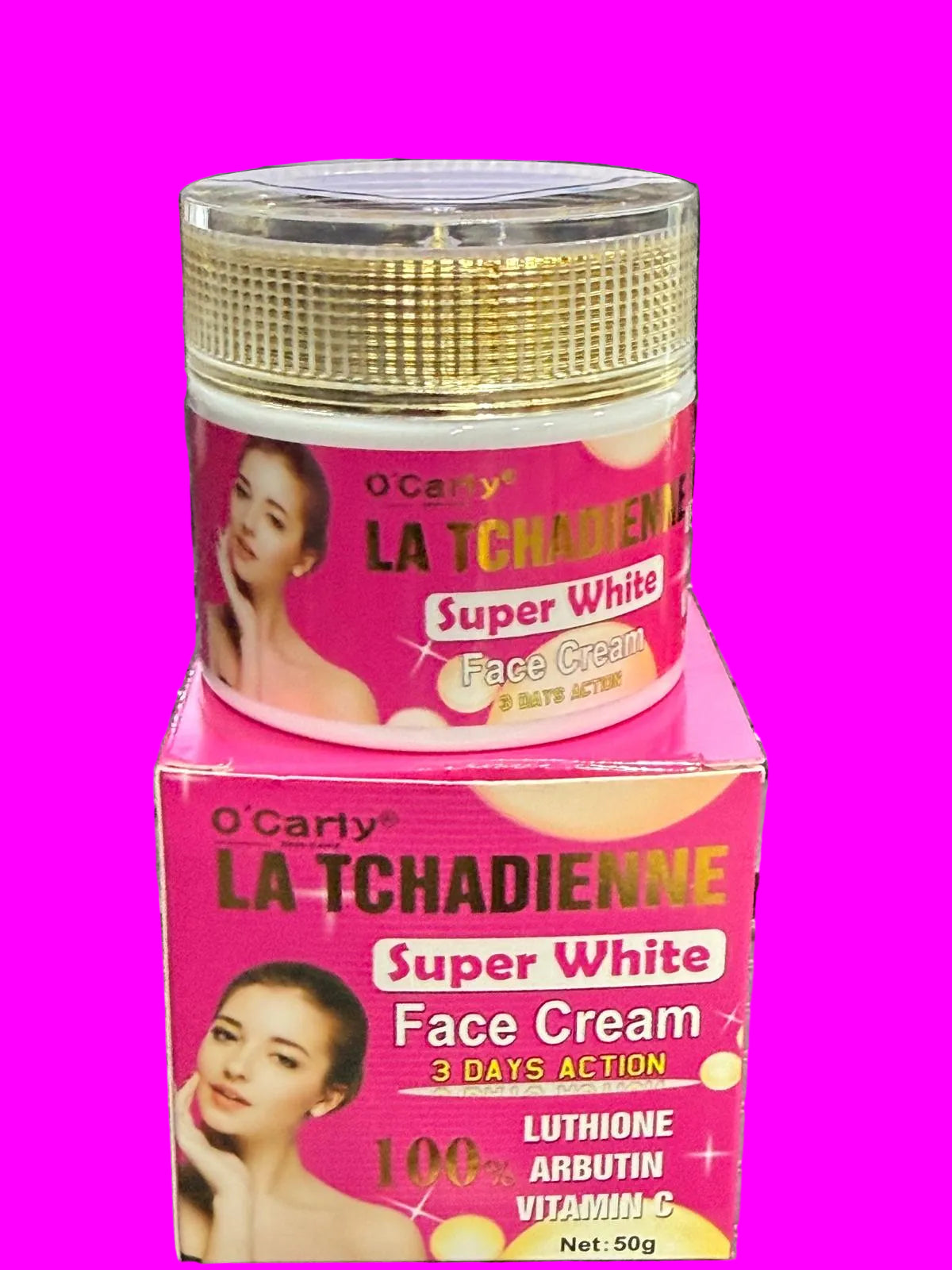 O’Carly La Tchadienne Super White Face Cream Size: 50g - Premium Beauty Product