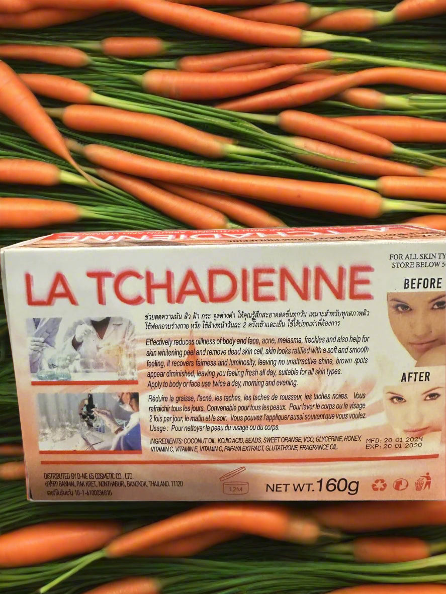 La Tchadienne Carrot Soap 160 Grm - Premium Beauty Product