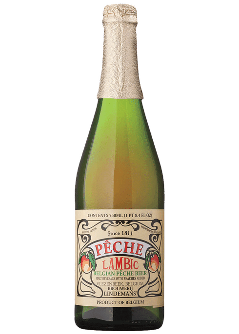 Lindemans Peche "Peach" Lambic Beer, Belgium (750ml)