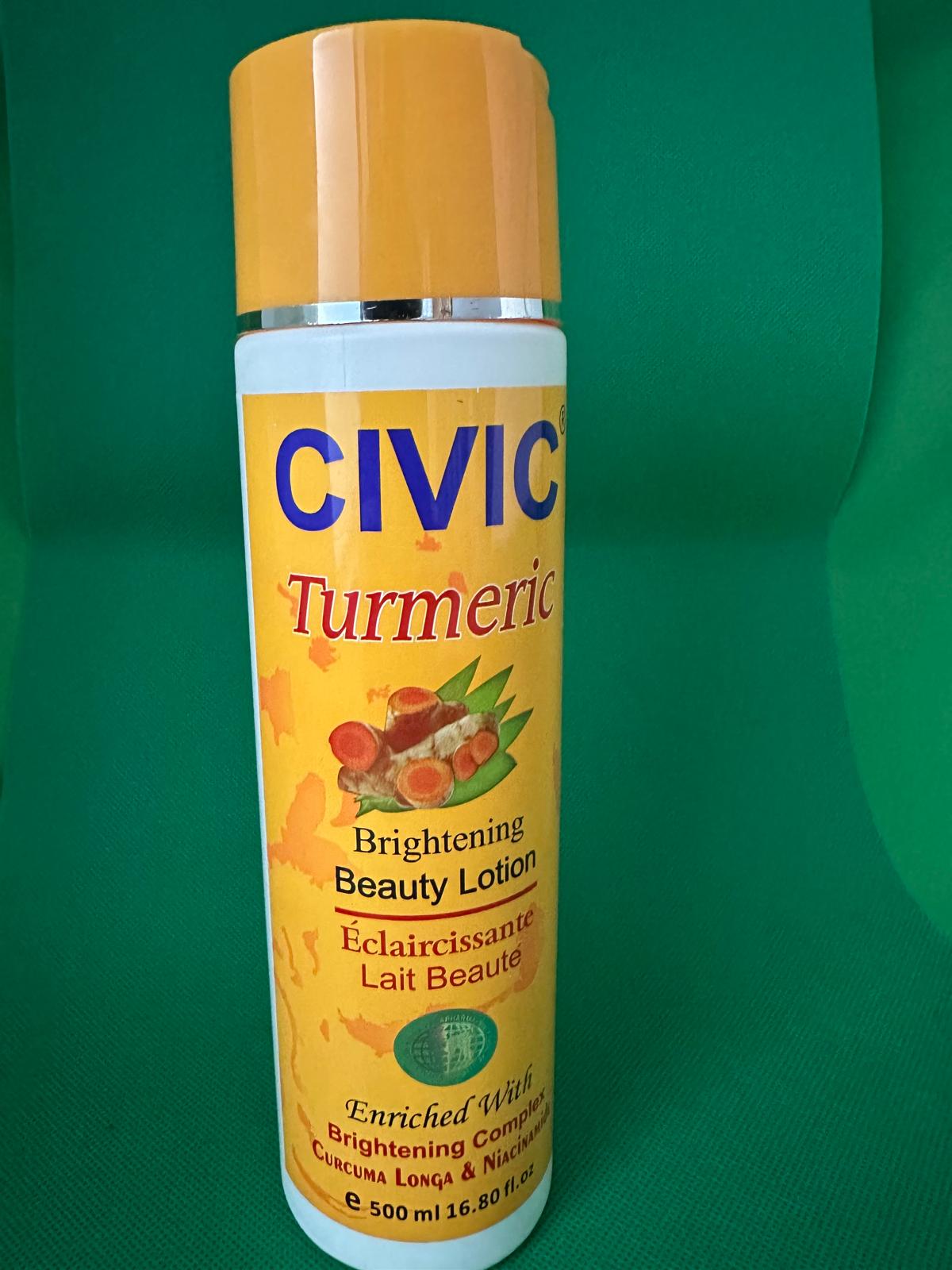 Civic Brightening Turmeric Lotion 500 ml 16.80fl.oz - Premium Beauty Product
