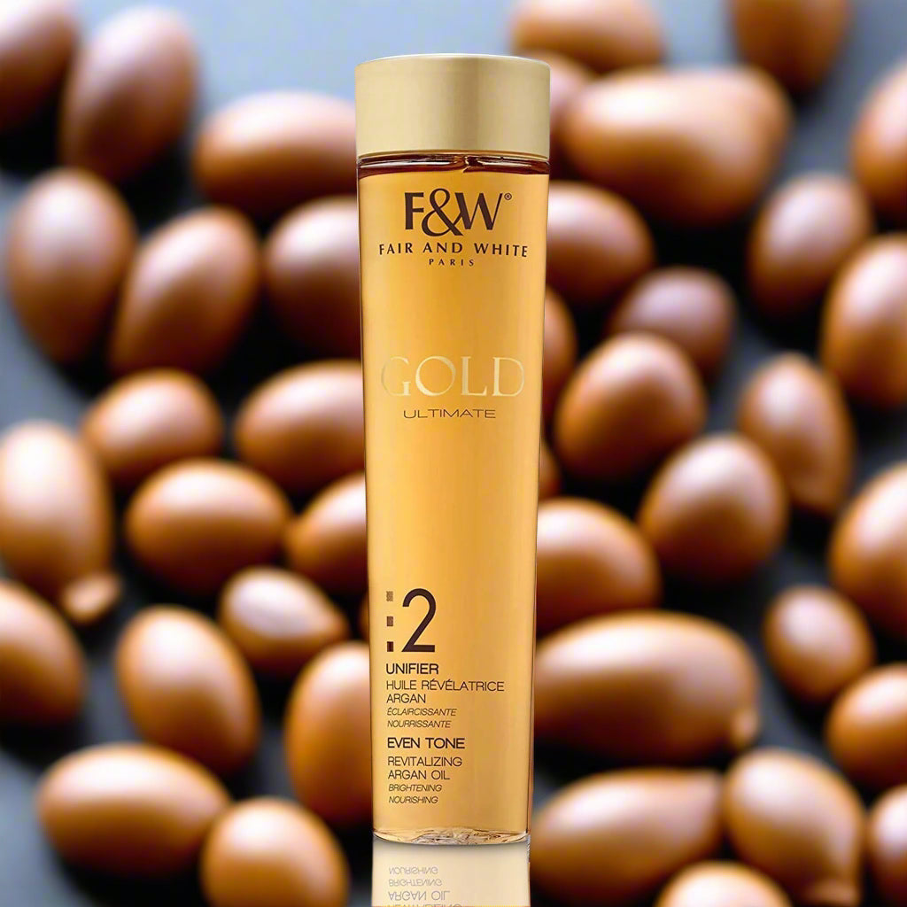 Fair and White 2: Gold Revitalizing Argan Oil 200ml / 6.76 f - Premium Beauty Product