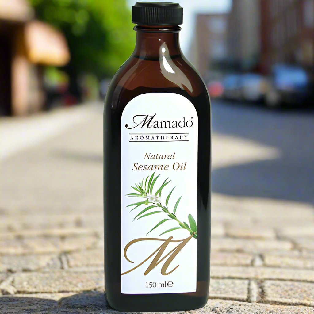 Mamado Aromatherapy Natural Sesame Oil - Blended with Sweet  - Premium Beauty Product
