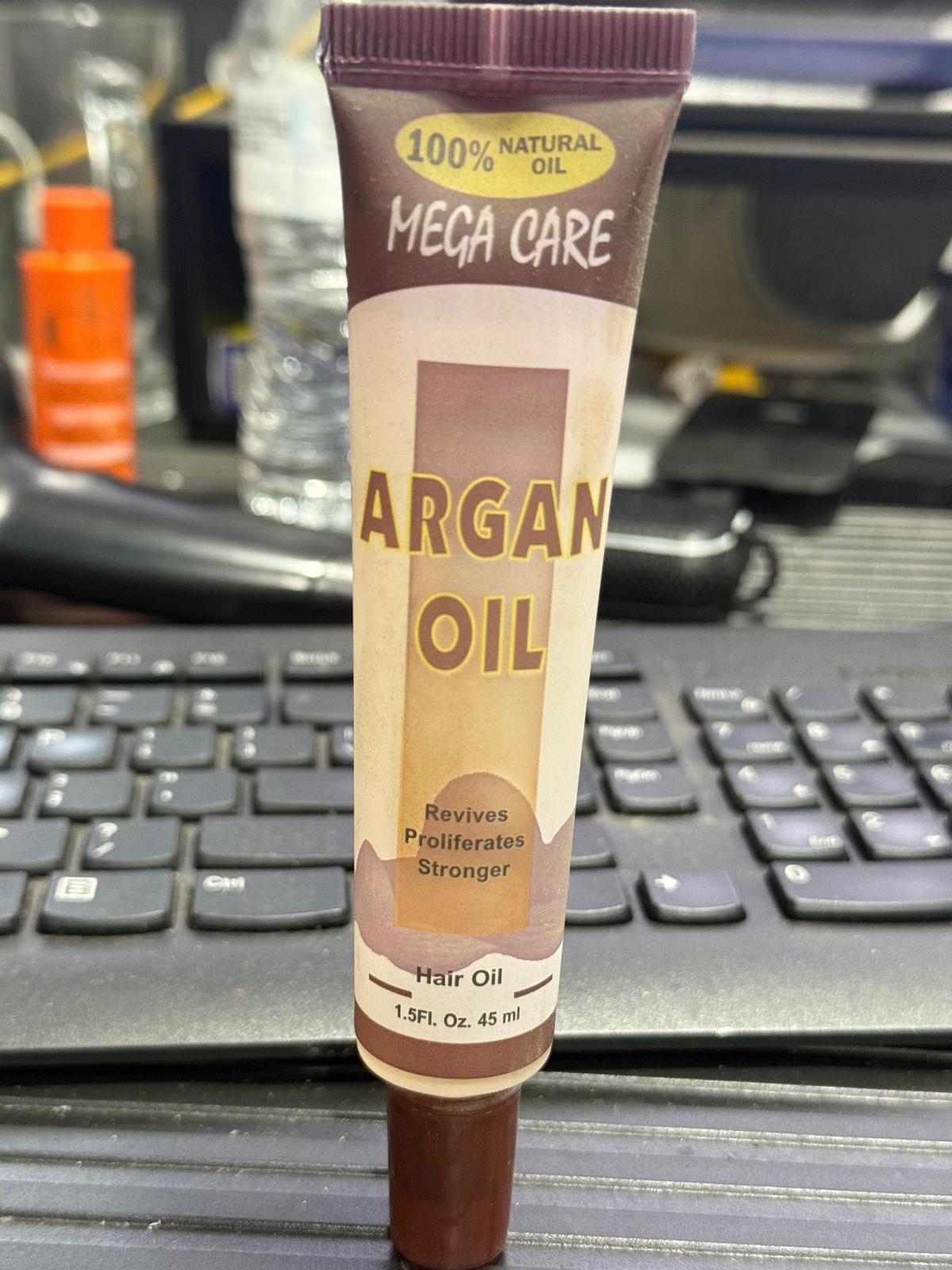 Mega Care Argan Oil Hair Oil Size: 1.5 fl oz / 45 ml - Premium Beauty Product