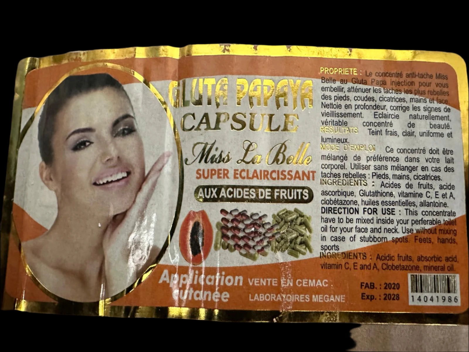 Gluta Papaya Serum Miss La Belle - Premium Beauty Product