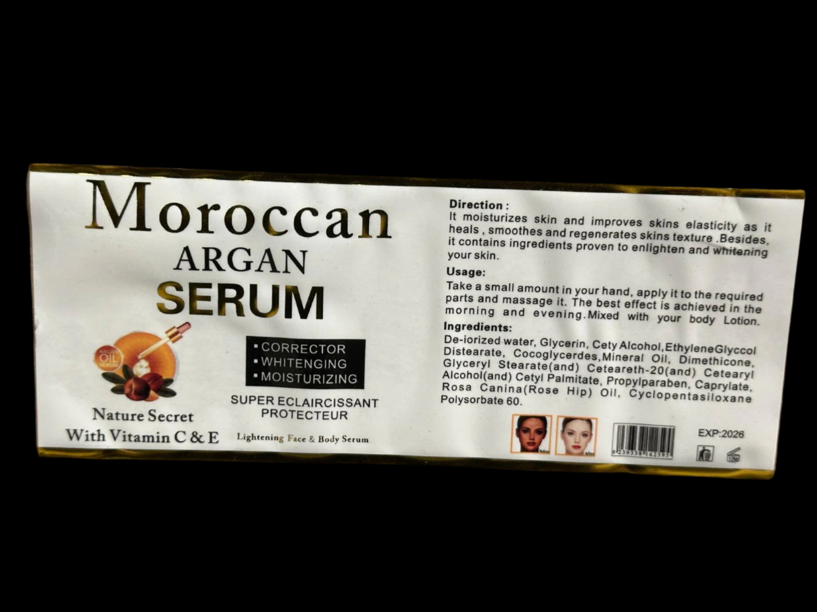 Moroccan Argan Serum Nature Secret With Vitamin C E 100 Ml - Premium Beauty Product