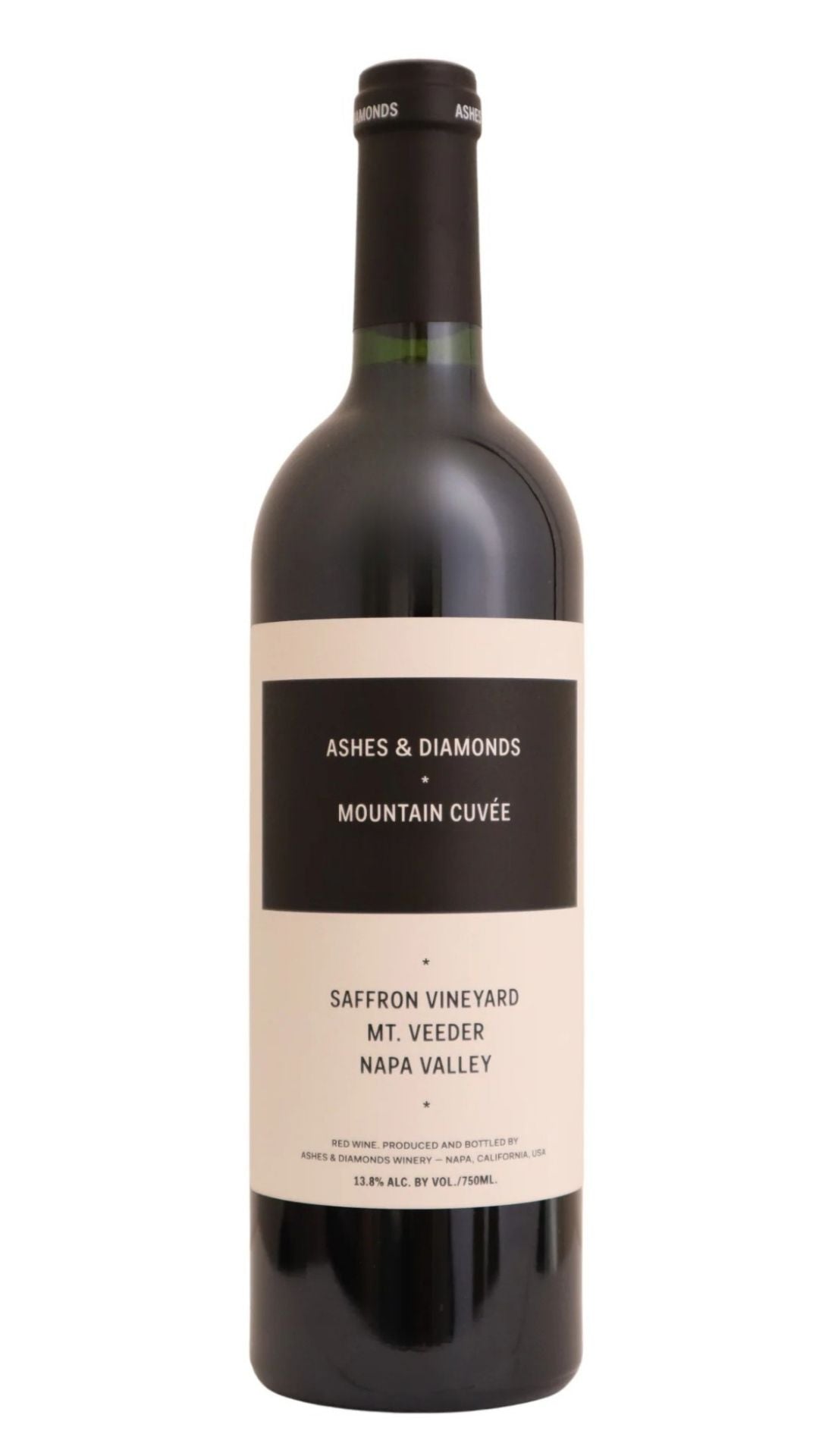 2022 Ashes & Diamonds 'Mountain Cuvee' Saffron Vineyard No. 5, Mount Veeder, USA (750ml)