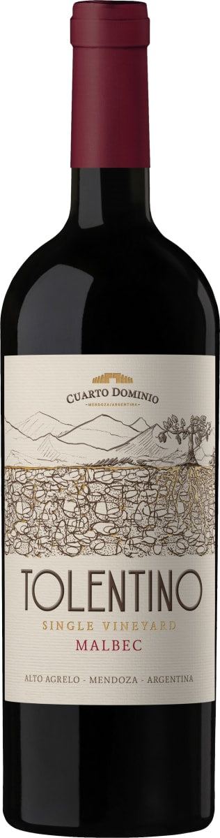 2024 Bodega Cuarto Dominio 'Tolentino' Malbec, Mendoza, Argentina (750ml)