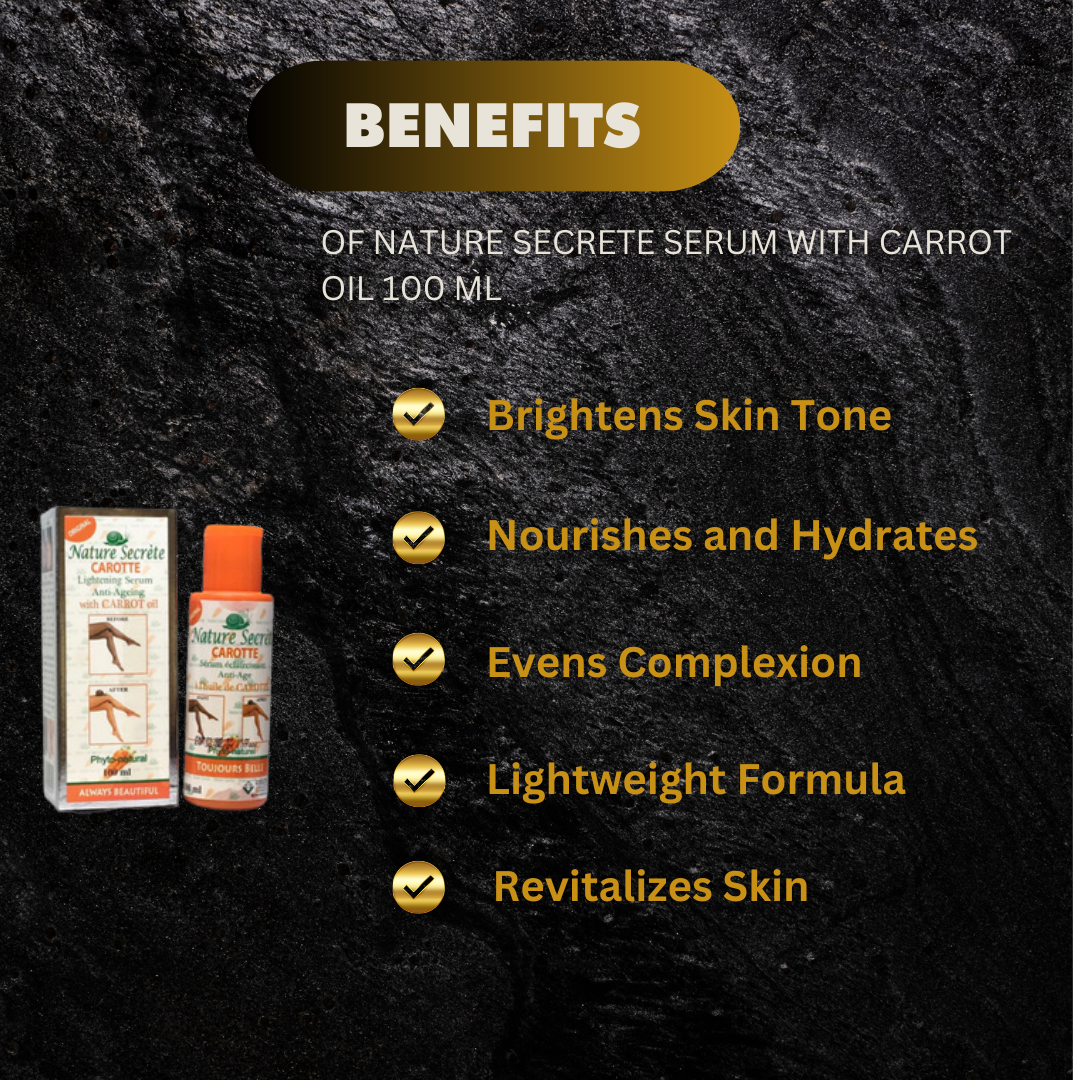 Nature Secrete Serum With Carrot Oil 100 Ml - Premium Beauty Product