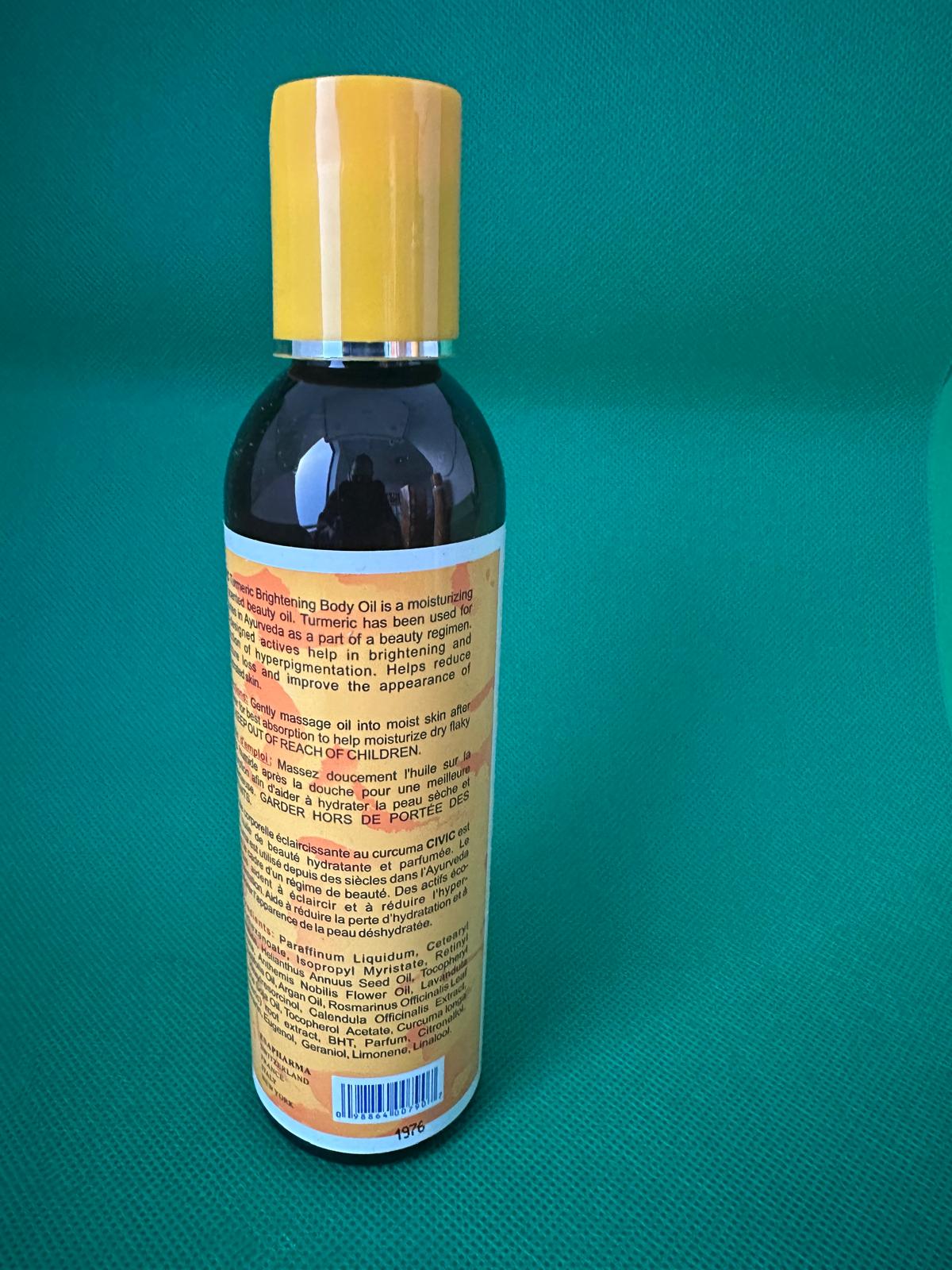 Civic Brightening Turmeric Body Oil - Premium Beauty Product