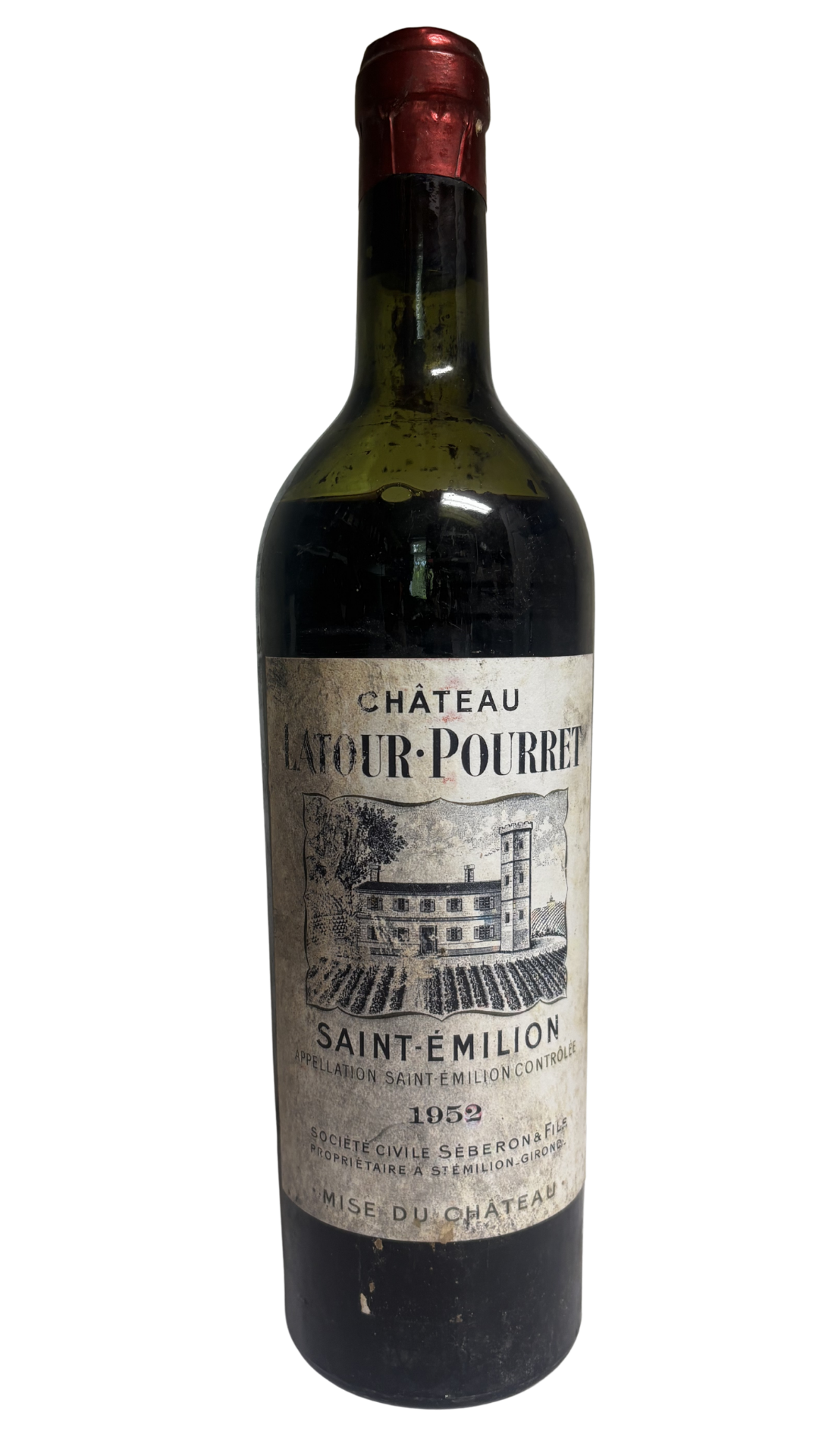 1952 Chateau Latour-Pourret, Saint Emilion, France (750ml)