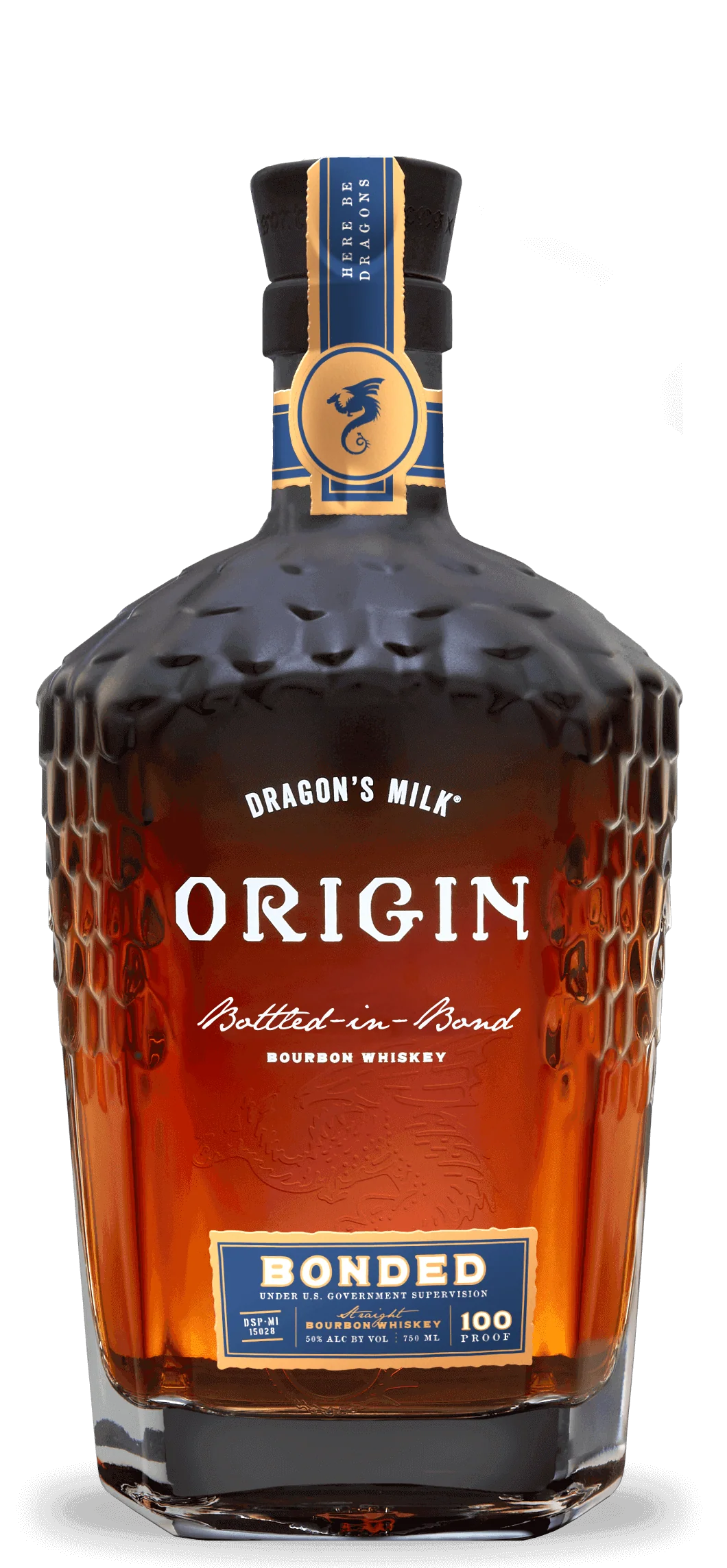 New Holland "Dragon's Milk Origin" Bottled-in-Bond Straight Bourbon Whiskey, Michigan, USA (750ml)