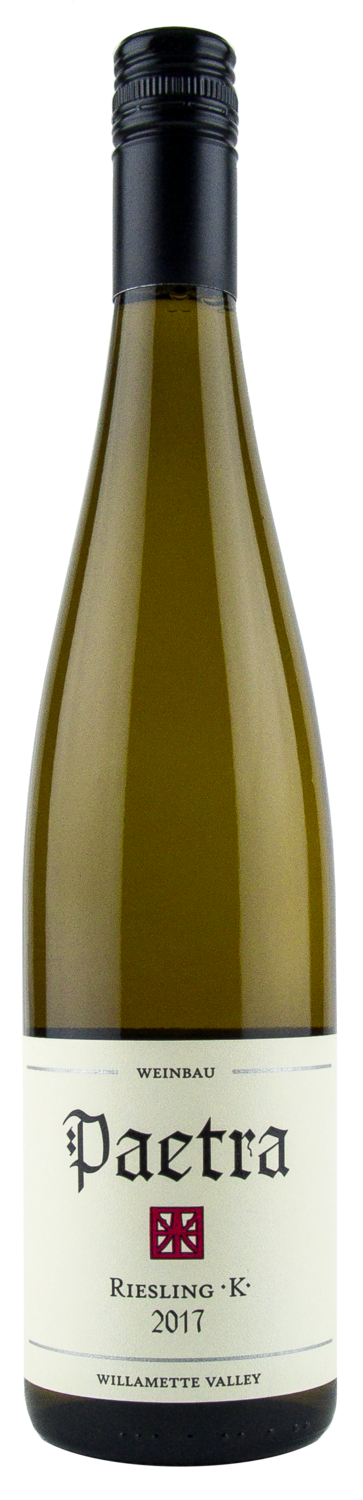 2017 Weinbau Paetra 'K' Riesling, Willamette Valley, USA (750ML)