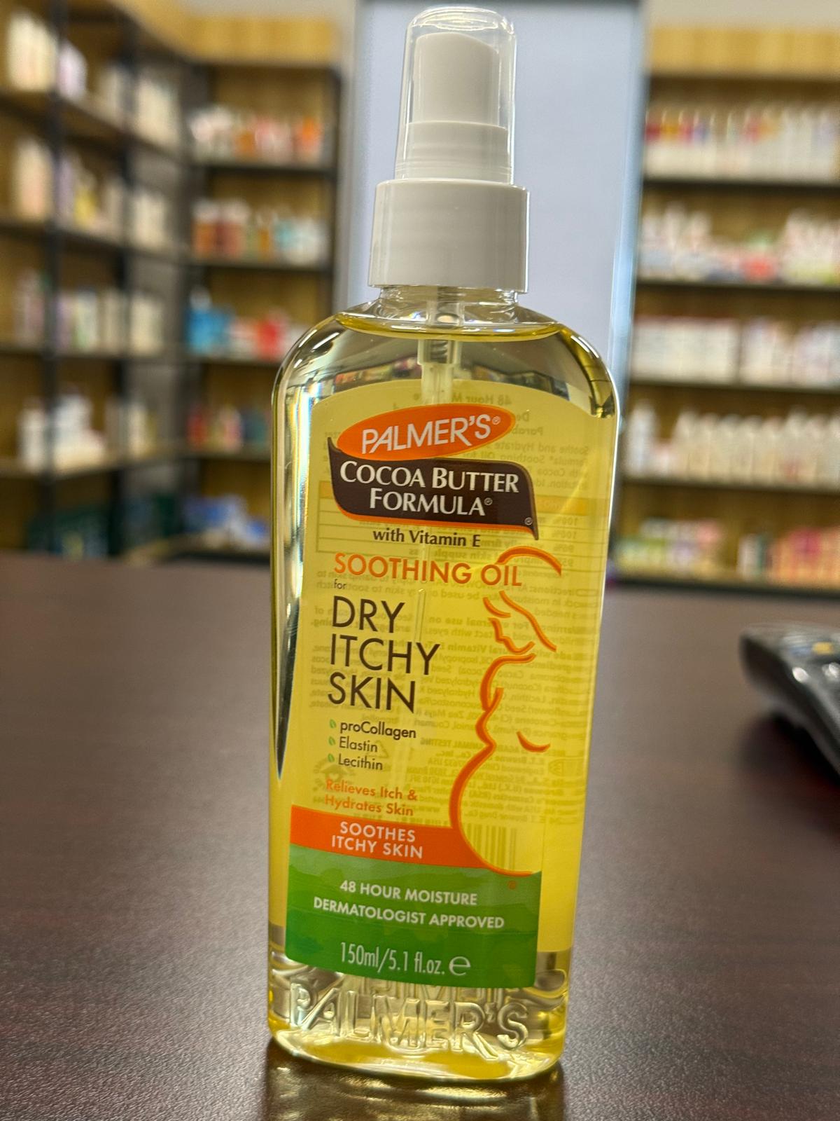 Palmer's Cocoa Butter Formula Soothing Oil for Dry, Itchy Sk - Premium Beauty Product