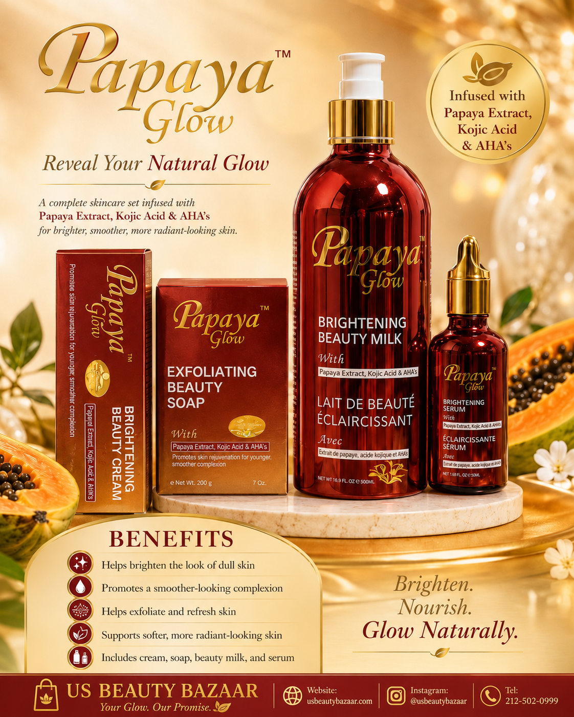Papaya Glow Sets - Premium Beauty Product