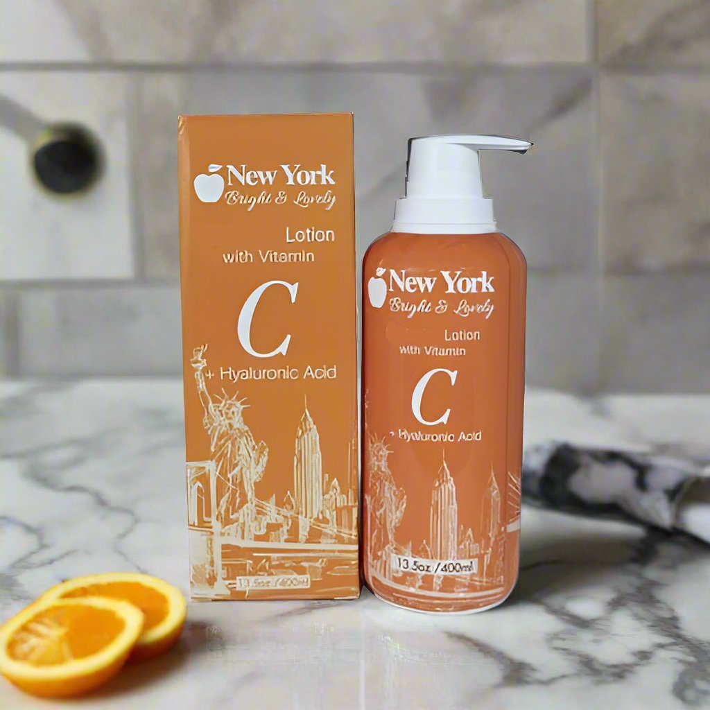 New York Bright & Lovely  Lotion Vitamin C 13.5oz / 400ml - Premium Beauty Product