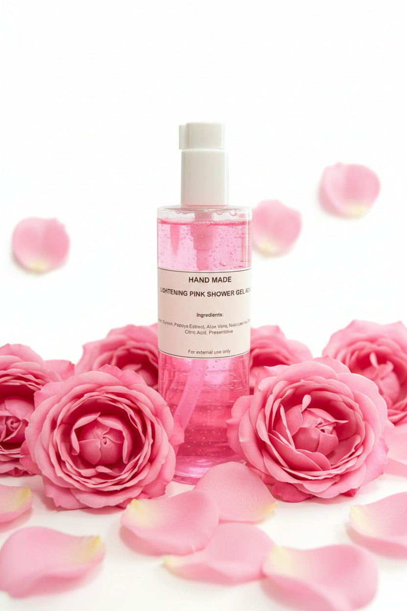 Hand Made lightening Pink Shower Gel 400 ml limited stock - Premium Beauty Product