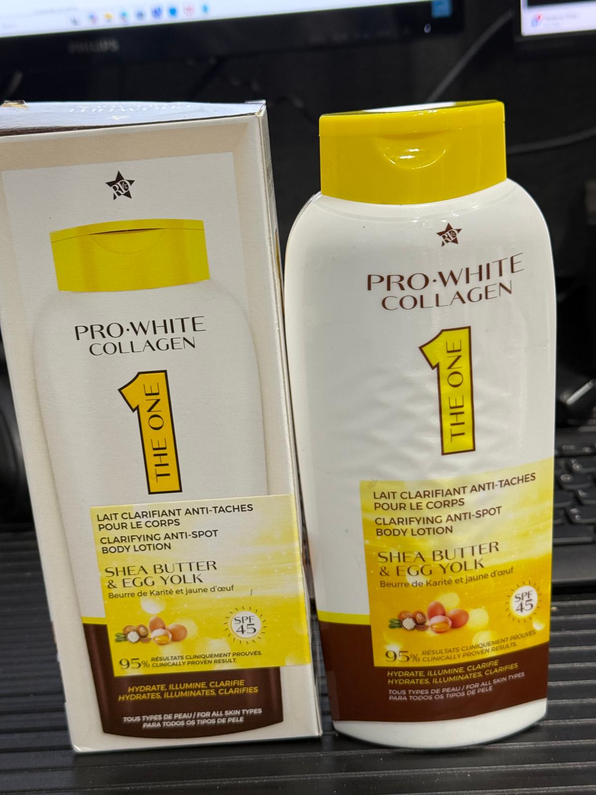 The One Pro White Collagen Shea Butter Egg Yolk Body Lotion  - Premium Beauty Product