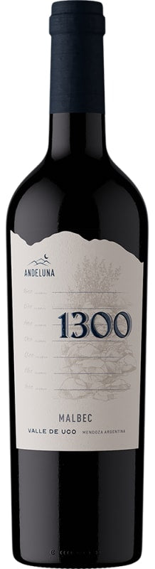 2025 Andeluna 1300 Malbec, Uco Valley, Argentina (750ml)