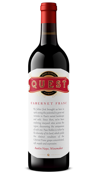 2023 Quest Cabernet Franc by Austin Hope, Paso Robles, USA (750ml)
