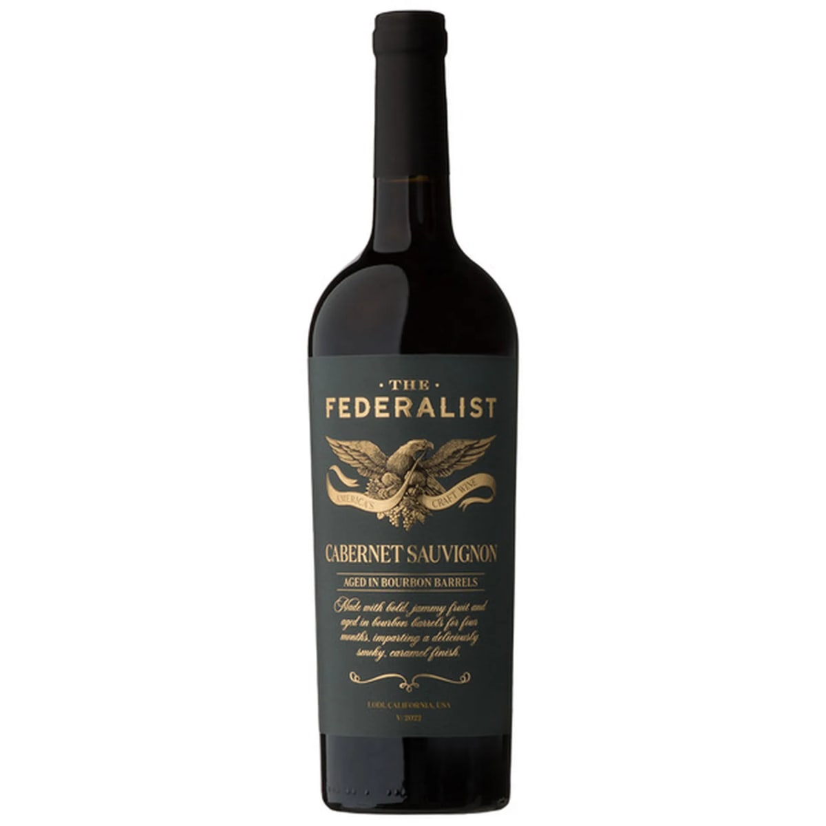 2023 The Federalist Bourbon Barrel Aged Cabernet Sauvignon, Lodi, USA (750ml)