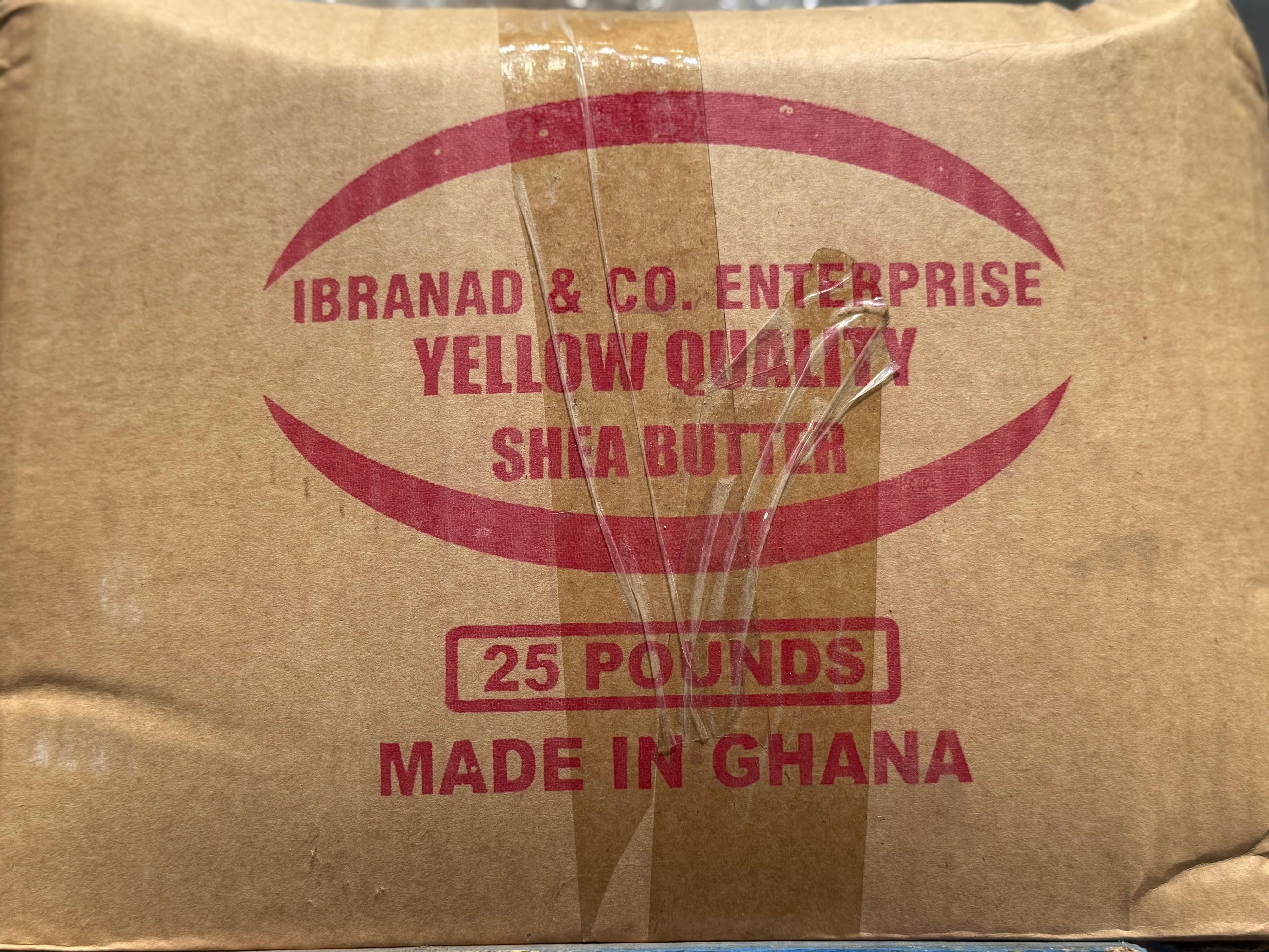 African Raw Shea Butter Bulk 25lb SKU SHEEBUT-YELLOW 25LB - Premium Beauty Product
