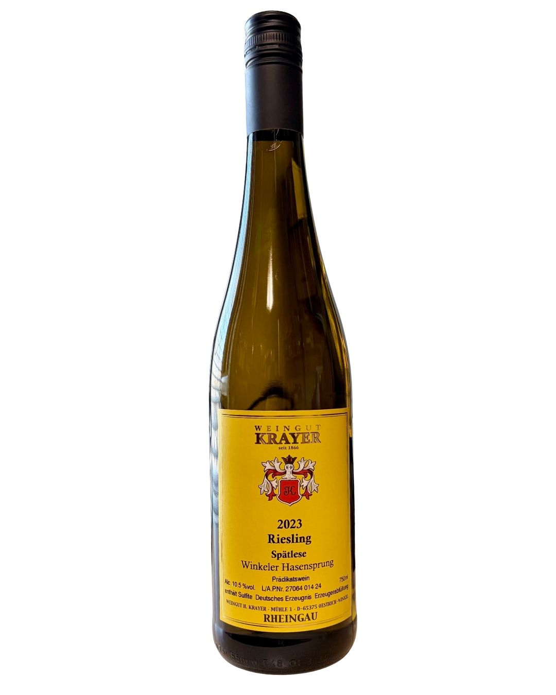 2023 Krayer Winkeler Hasensprung Riesling Spatlese, Rheingau, Germany (750ml)