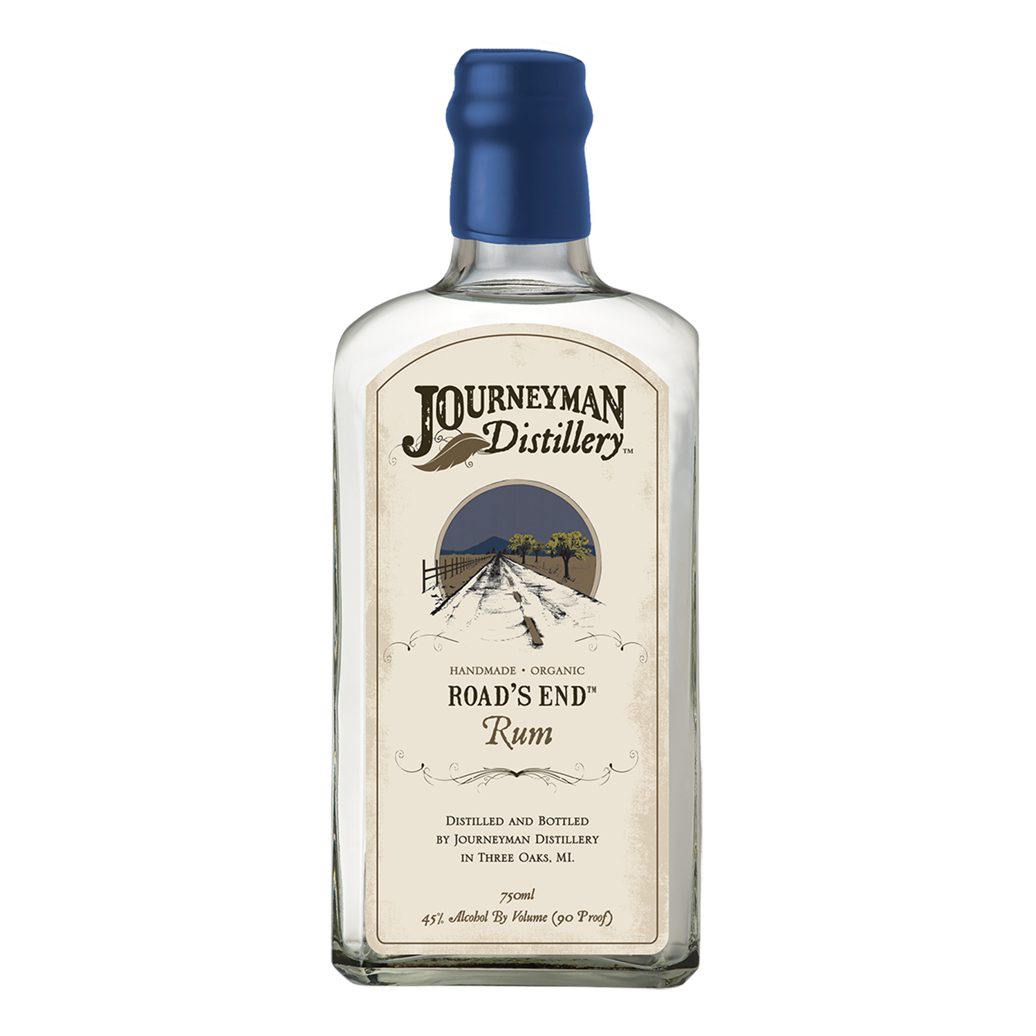 Journeyman Distillery Road's End Rum, Michigan, USA (750ml)