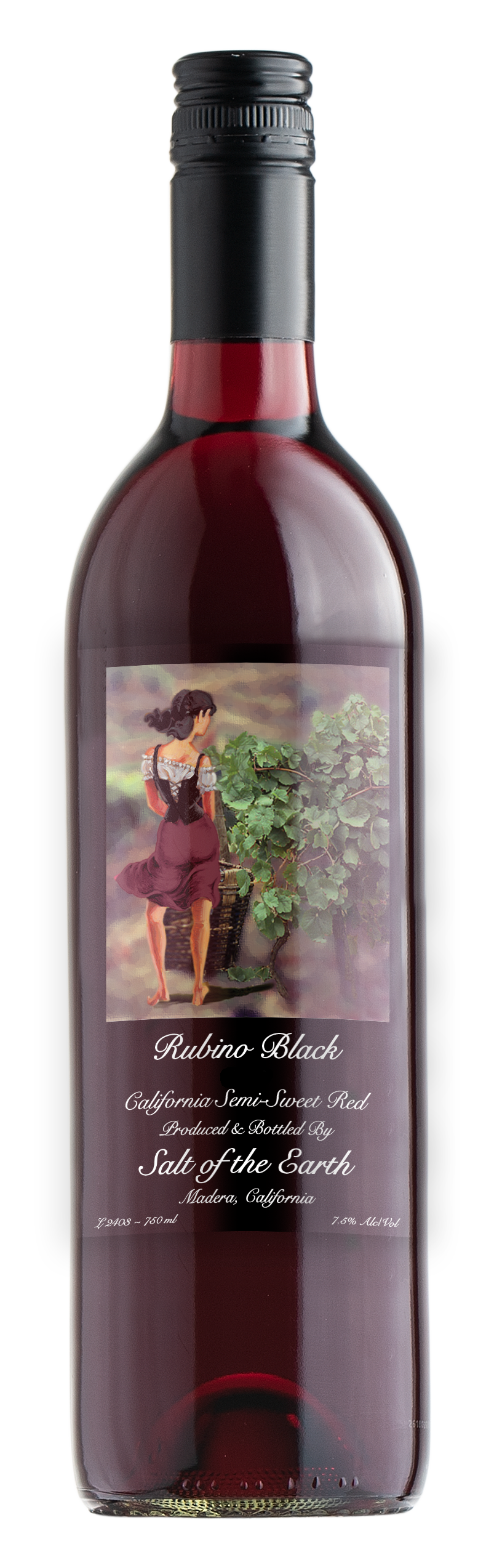 Salt of the Earth Rubino Black, California, USA (750ml)