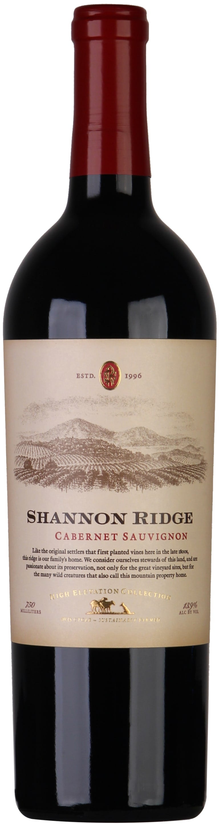 2021 Shannon Ridge High Elevation Collection Cabernet Sauvignon, Lake County, USA (750ml)