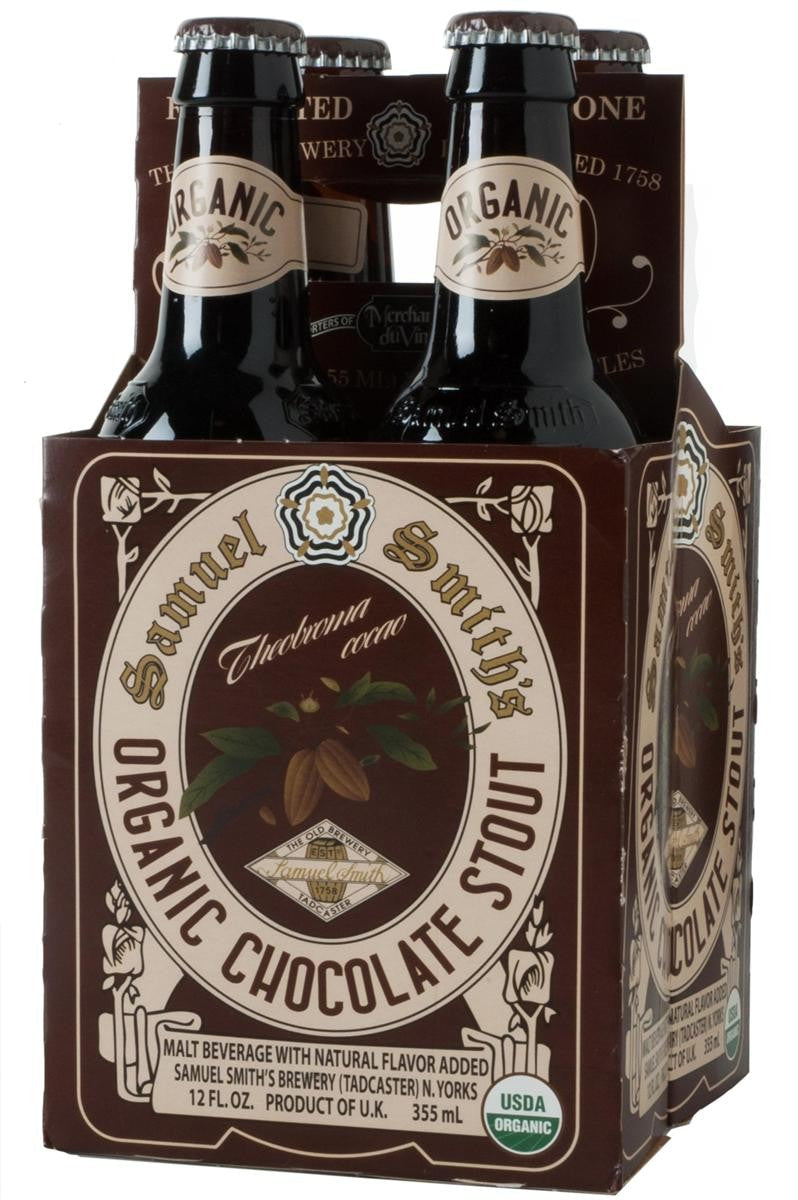 24pk-Samuel Smith's Organic Chocolate Stout Beer, England (12oz)