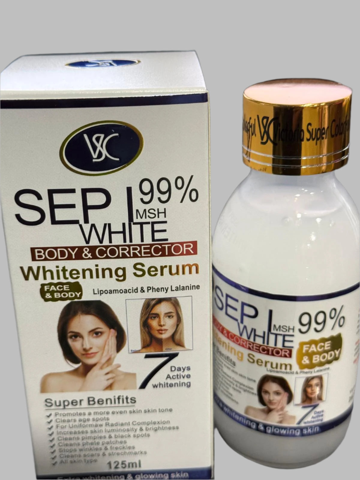 VSC Sepi White Body Corrector Whitening Serum 125 Ml - Premium Beauty Product