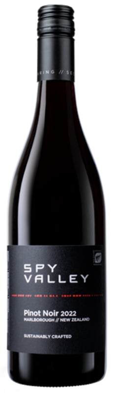 2022 Spy Valley Pinot Noir, Marlborough, New Zealand (750ml)