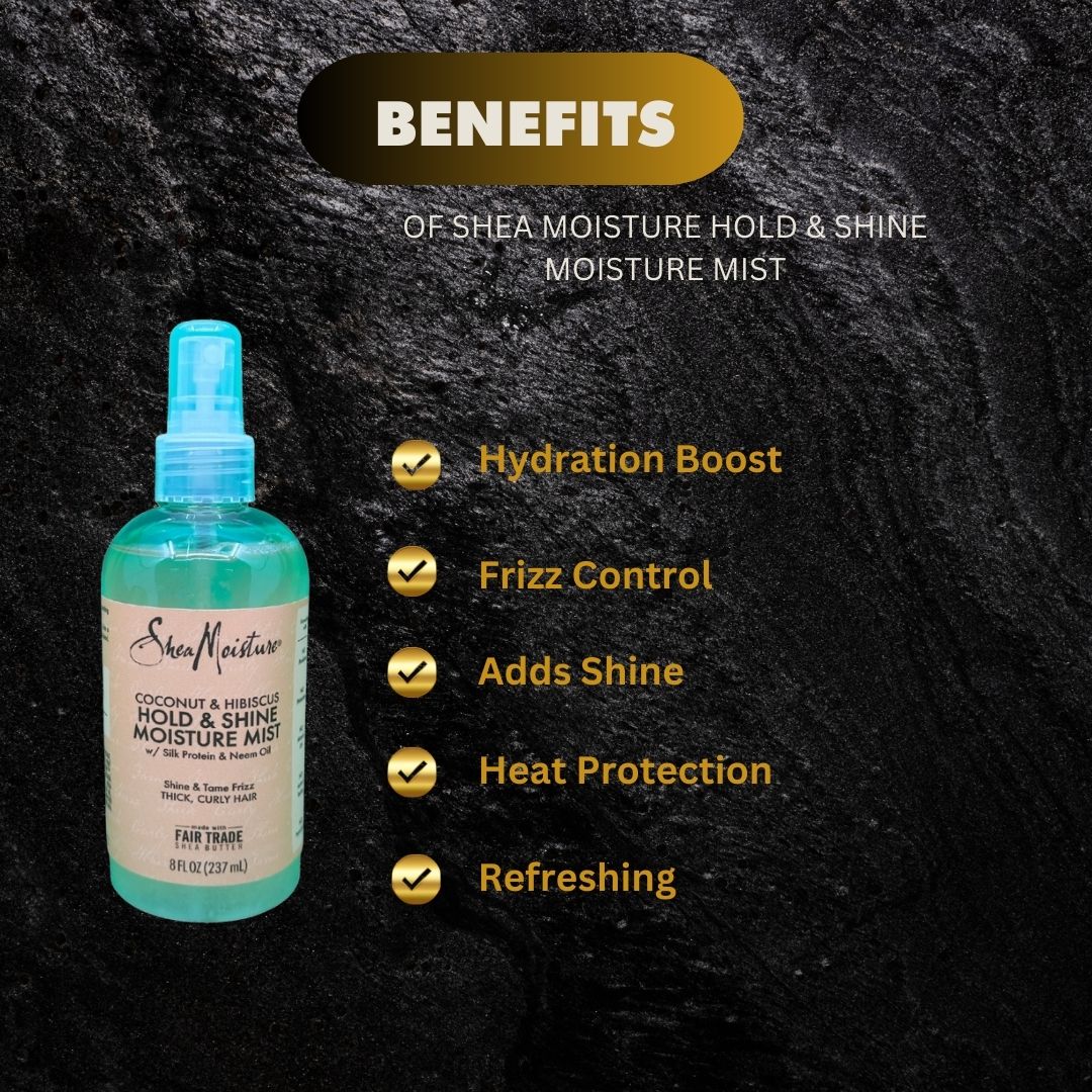 Shea Moisture Hold Shine Moisture Mist 237Ml - Premium Beauty Product