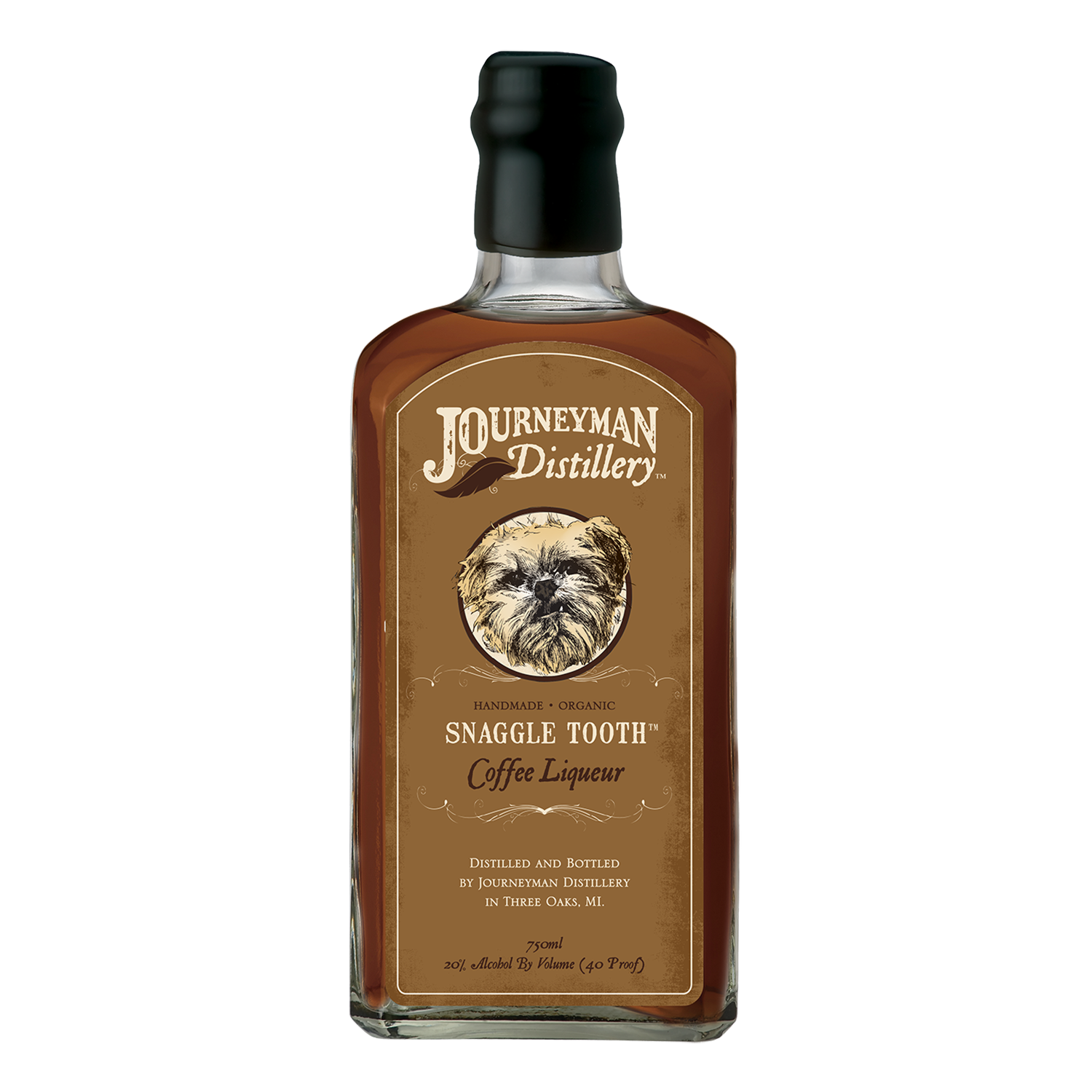 Journeyman Distillery Snaggle Tooth Coffee Liqueur, Michigan, USA (750ml)