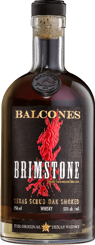 Balcones Distilling Brimstone Texas Scrub Oak Smoked Corn Whisky, Texas, USA (750ml)