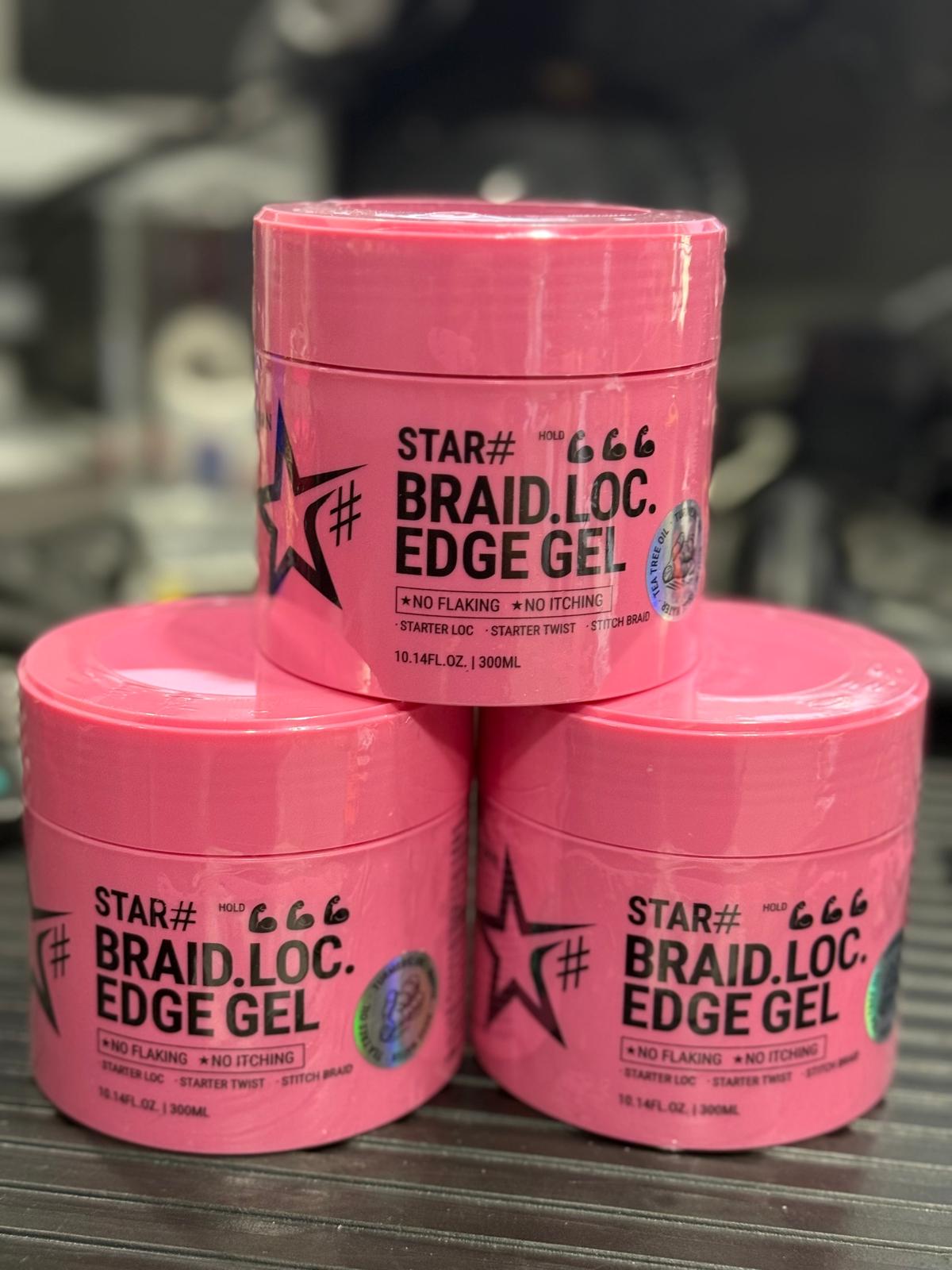 Star Braid Loc Edge Gel  10.14 Oz 300 Ml - Premium Beauty Product