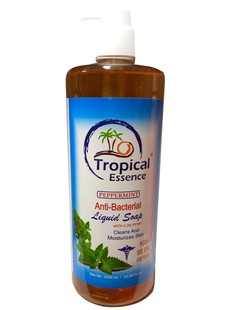 Tropical Essence Peppermint Anti Bacterial Liquid Soap 1000M - Premium Beauty Product