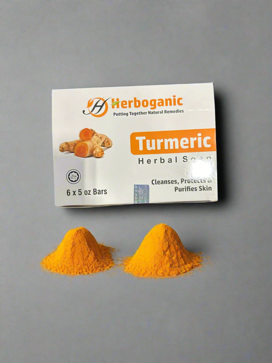 Herboganic Tutmeric Soap Pack Of 6 X 5Oz - Premium Beauty Product