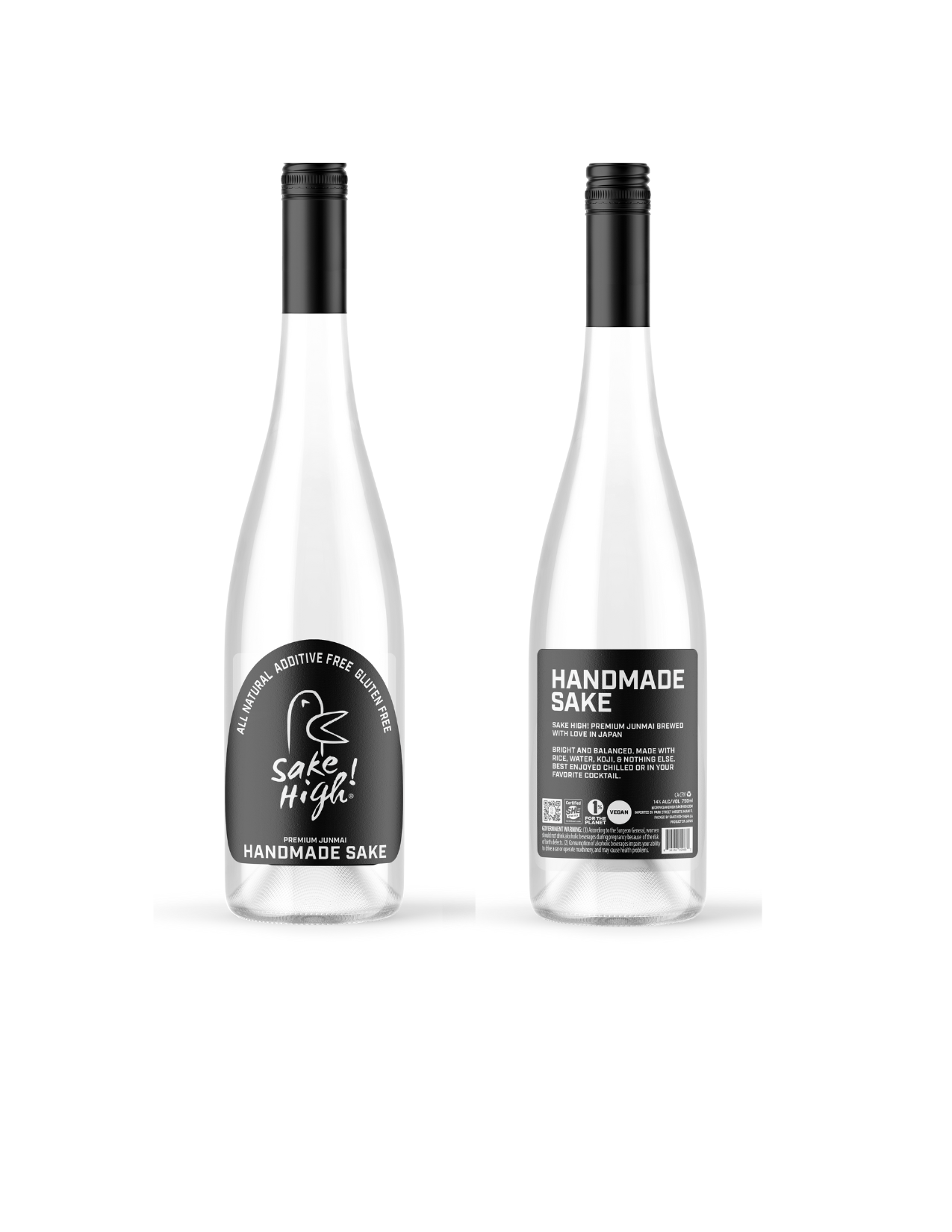 Sake High Premium Junmai Sake, Japan (750ml)