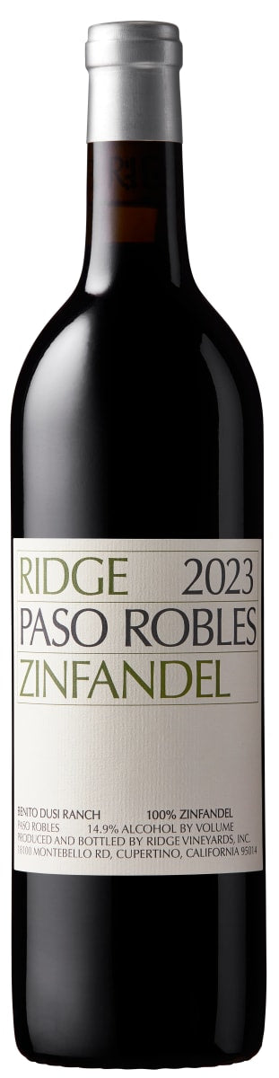 2023 Ridge Vineyards Paso Robles Zinfandel, San Luis Obispo County, USA (750ml)