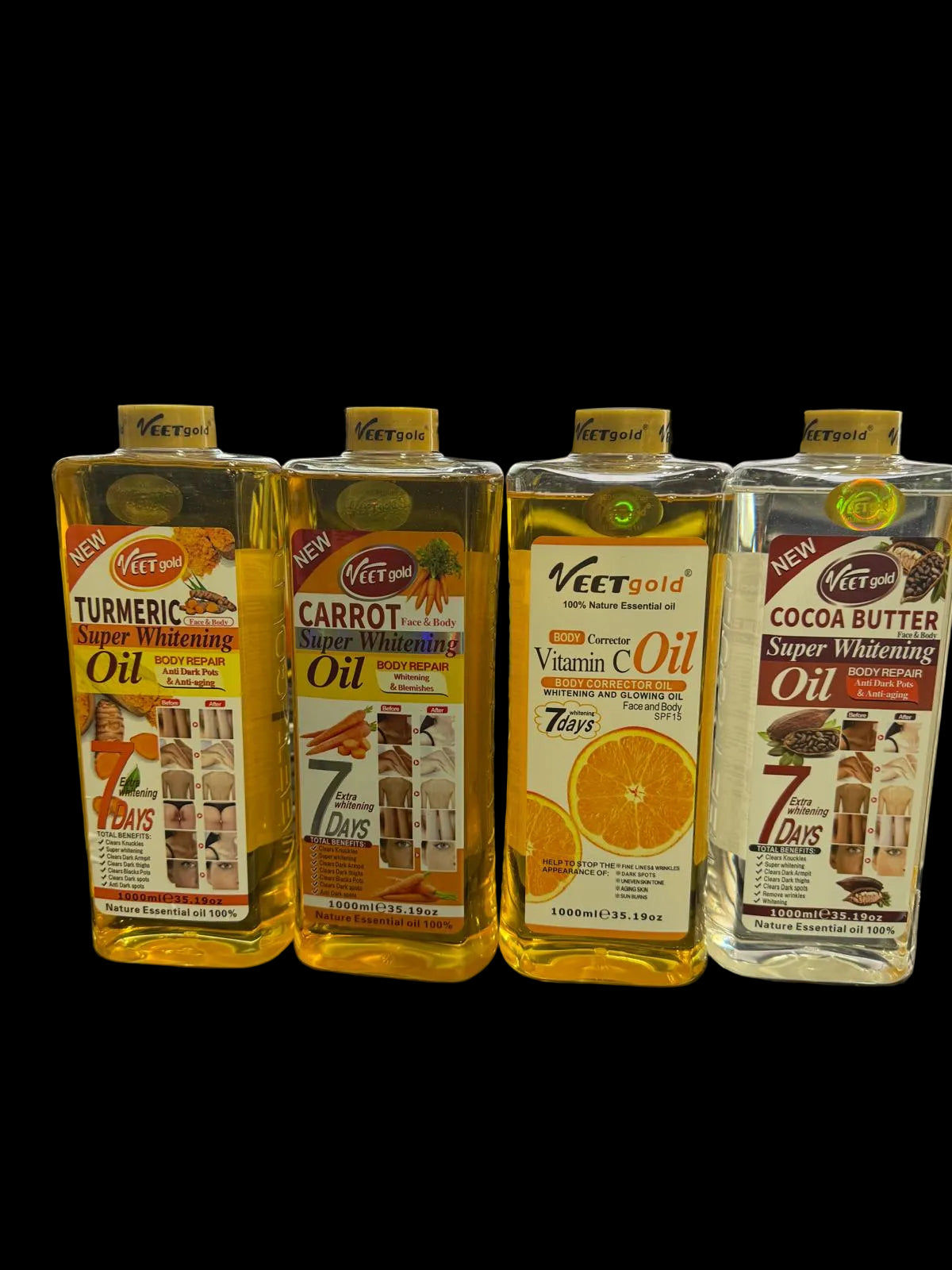 Veetgold Vitamin C Body Corrector Oil Face Body 1000 Ml 35 1 - Premium Beauty Product