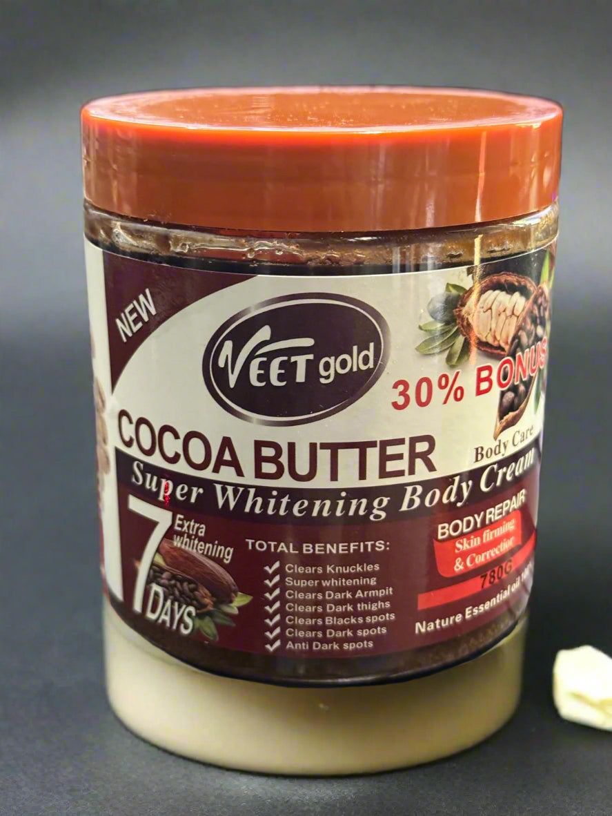 Veet Gold Cocoa Butter Body Shower Cream 780 Grm 7 Days Supe - Premium Beauty Product