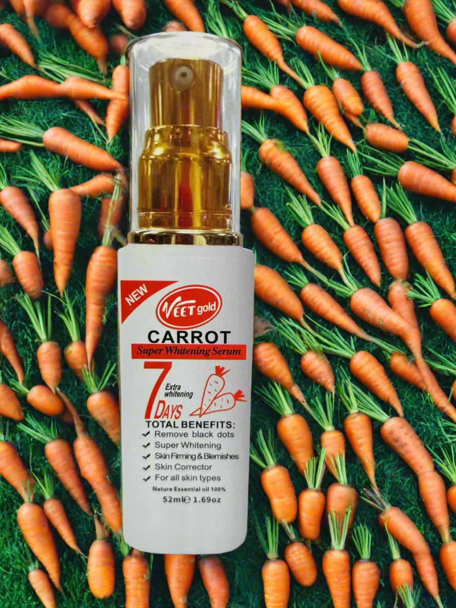 Veet Gold Carrot Super Whitening Serum 52 Ml 1 69 Oz 7 Days  - Premium Beauty Product