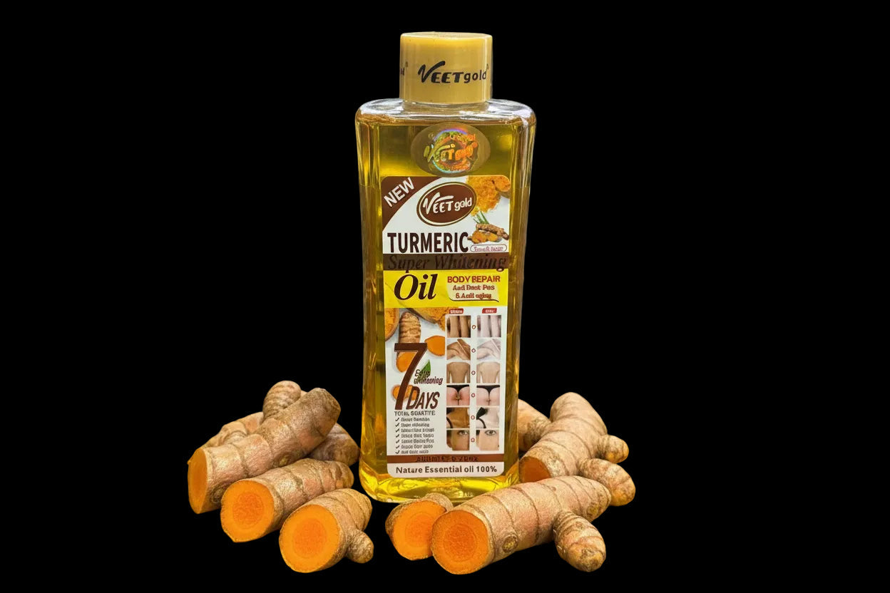 Veet Gold Turmeric Super Whitening Oil (200ml) - Premium Beauty Product