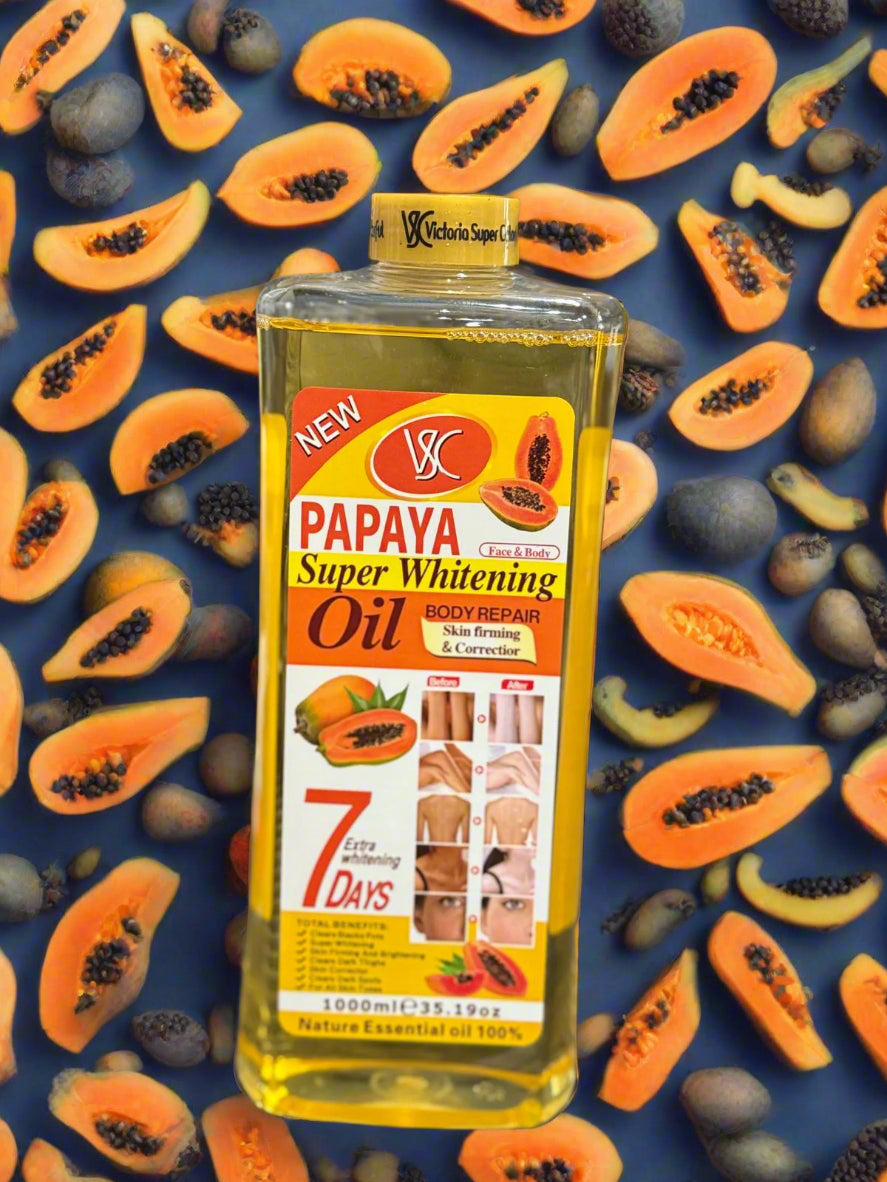 VSC Papaya Face & Body Oil Super Whitening 7 Days 1000 Ml 35 - Premium Beauty Product