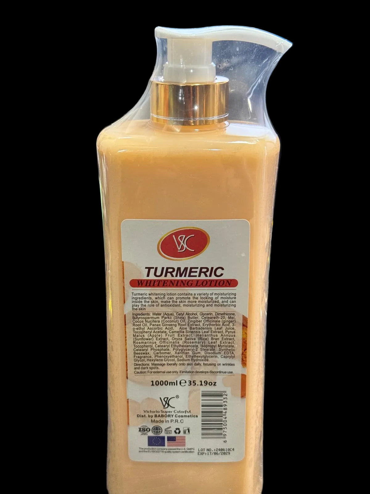 Vsc Turmeric Super Whitening Lotion 1000Ml - Premium Beauty Product